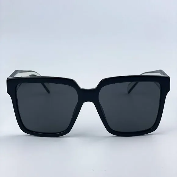 NEW Prada PR24ZS 1AB5S0 Black Dark Grey Square Oversized Women Sunglasses - Picture 6 of 16